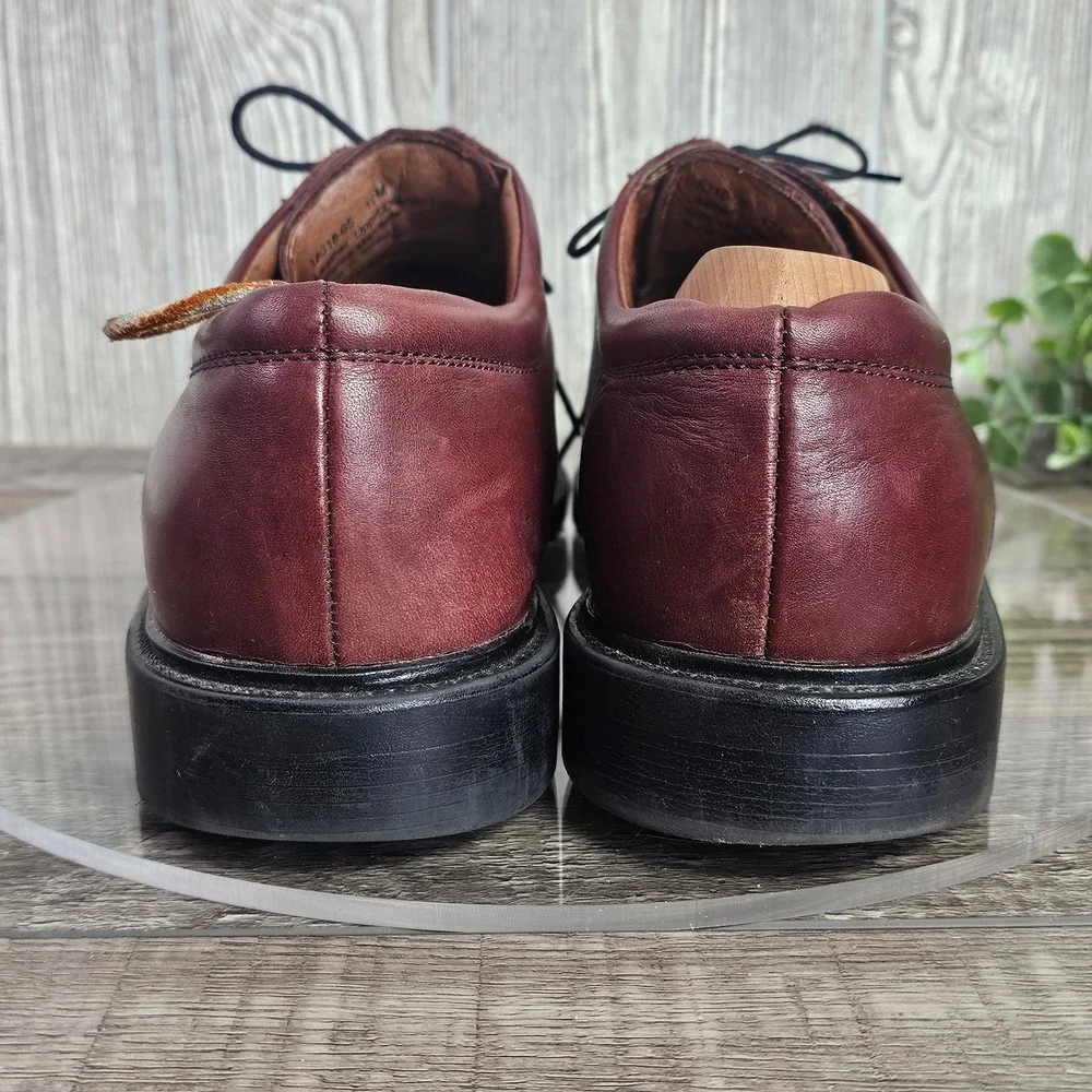 Florsheim Comfortech‎ DM2 Leather Cap Toe Oxford Men's 12M Burgundy Dress Shoes